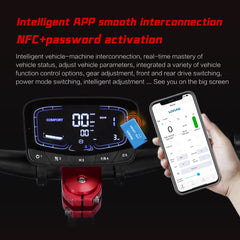 Electric Scooter Nfc Activation App Control Long Endurance Mileage High Performance Comfortable Foldableing Pedal Scooter