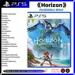 SONY Playstation5 Horizon Forbidden West Brand new Genuine Licensed New Game CD PS5 Game Playstation 4 Games Ps4 Support Russian