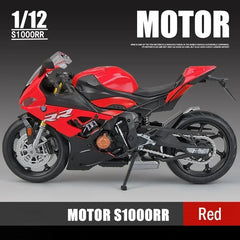 1:12 BMW S1000RR 2021 Die Cast Motorcycle Model Toy Vehicle Collection Autobike Shork-Absorber Off Road Autocycle Toys Car