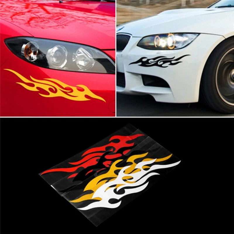 Car Stickers Modified Flame Reflective Sticker Auto Exterior Accessories Decals moto Body Decor Voiture Supplies 자동차 용품 베스트