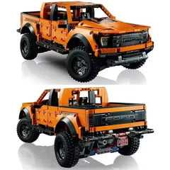 New Technical 1300+PCS Ford Raptors F-150 Pickup Truck Racing Car Building Blocks Vehicle Assemble Model Brick Toy For Kids Gift