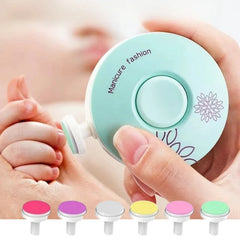 Electric Baby Nail Trimmer Kid Nail Polisher Tool Infant Manicure Scissors Baby Hygiene Kit Baby Nail Clipper Cutter For Newborn