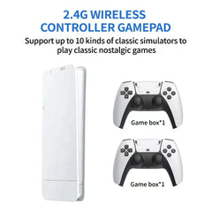 M15 Game Stick Mini TV Handheld Game Console Wireless Gamepads Video Game 64G 20000+ Retro Game HD Output Two-player for PS1 Etc