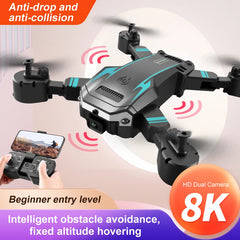 TOSR New G6 Professional Foldable Quadcopter Aerial Drone S6 HD Camera GPS RC Helicopter FPV WIFI Obstacle Avoidance Toy Gifts