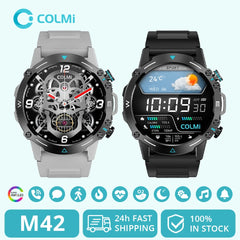 COLMI M42 Smartwatch 1.43'' AMOLED Display 100 Sports Modes Voice Calling Smart Watch Men Women Military Grade Toughness Watch