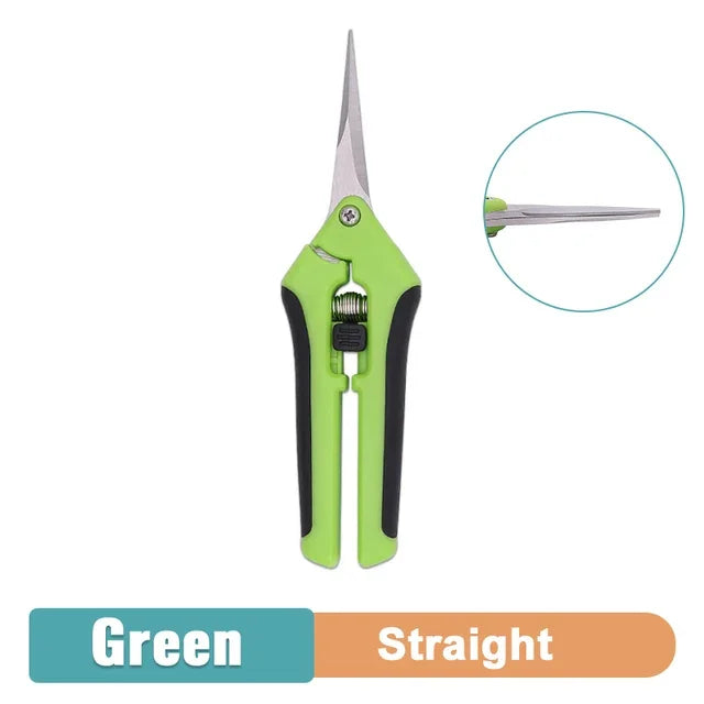 Garden Tools Secateurs Bonsai Shears Metal Gardening Scissor Pruning Tool Hand Cutter Fruit Picking Weed Household Potted 1PC