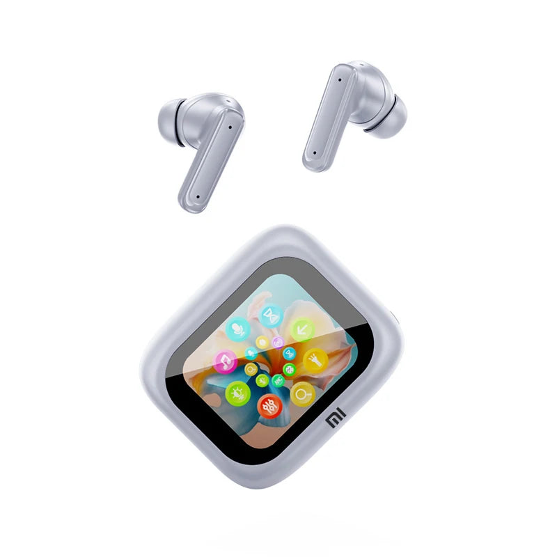 XIAOMI New Full In Touch Screen Headphone ANC E18 Pro Bluetooth5.4 Noise Cancelling Earphone Wireless InEar ENC Earbuds With Mic