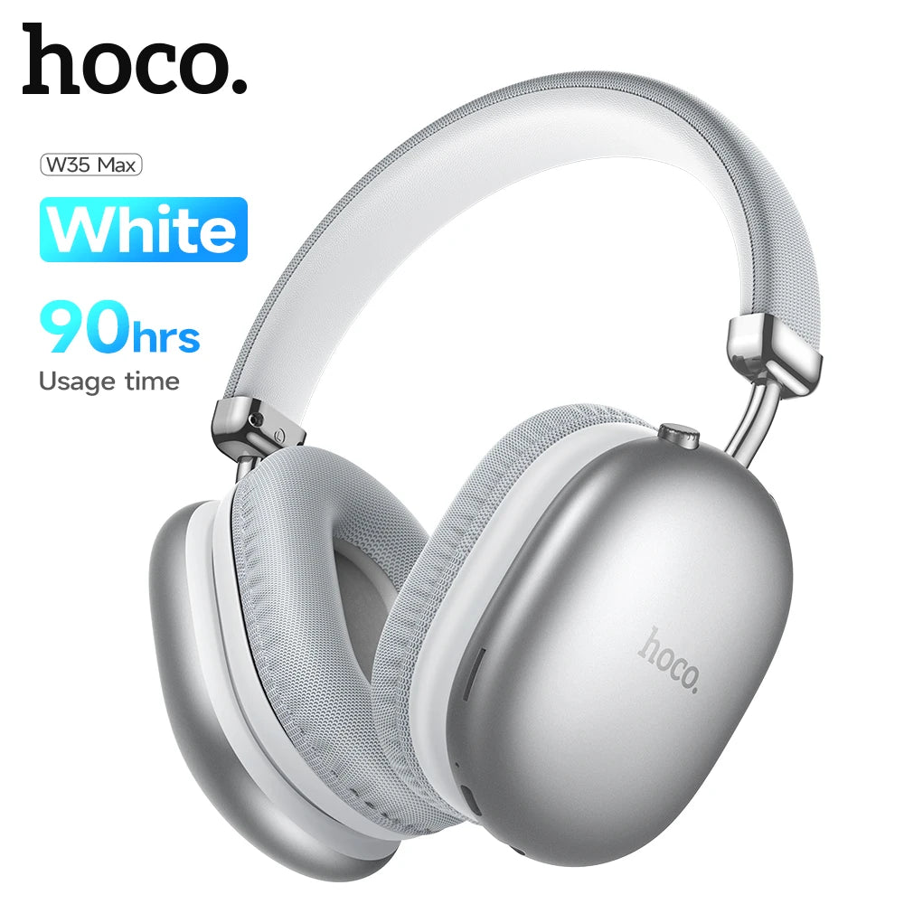 HOCO W35 Max Wireless HiFi Music Headphone 42mm Coil Speaker Candy Color Bluetooth 5.3 Sport Earphone Support AUX/TF Card Mode