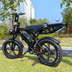 2024 new upgraded V20PRO1000W48V15AH off-road mountain beach riding for men 45KM/H with rear seat rack electric bike