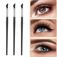 5pcs Blade Eyeliner Brush Upgrade Soft Nylon Ultra Thin Flat Angled Detail Makeup Brush for Flawless Eye Detailing Cosmetic Tool