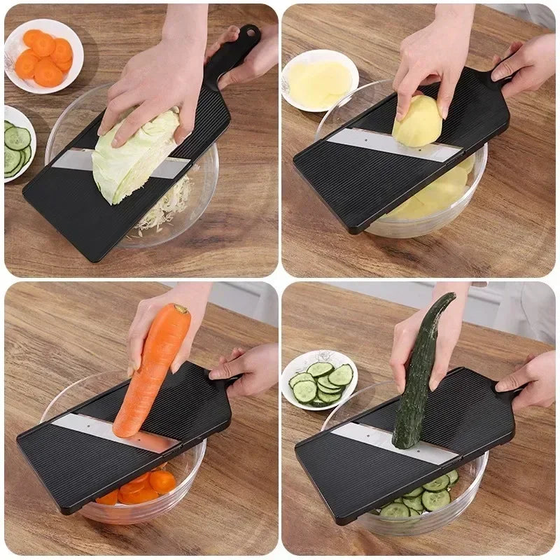 Vegetables Cutter Stainless Steel Cabbage Shredder Manual Chopper Potato Cucumber Carrot Slicer Grater  Slicer Kitchen Gadgets