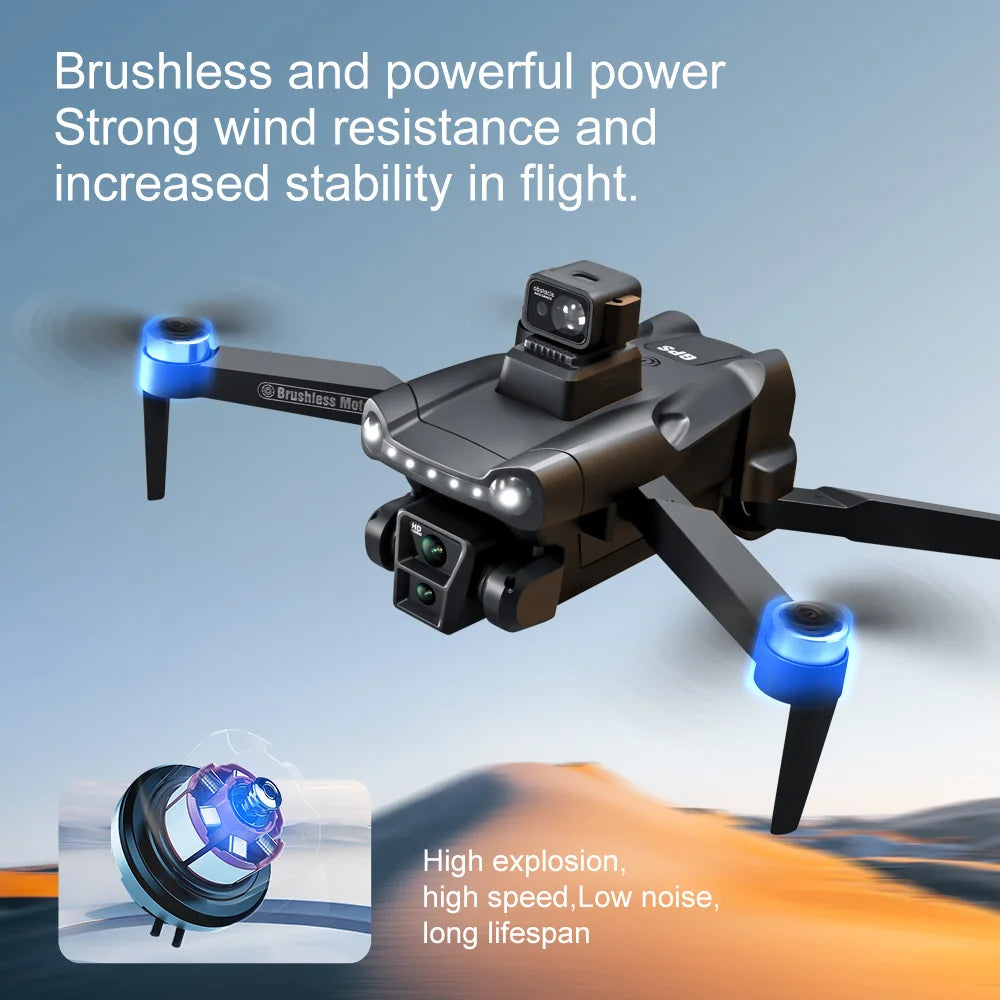 For Xiaomi V198GPS Drone ESC 8K Profesional HD Camera Brushless Obstacle Avoidance Aerial Optical Foldable Quadcopter Mini Dron