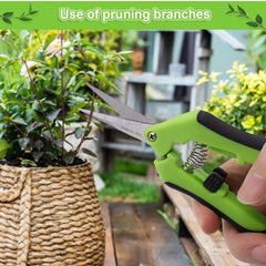 Garden Tools Secateurs Bonsai Shears Metal Gardening Scissor Pruning Tool Hand Cutter Fruit Picking Weed Household Potted 1PC