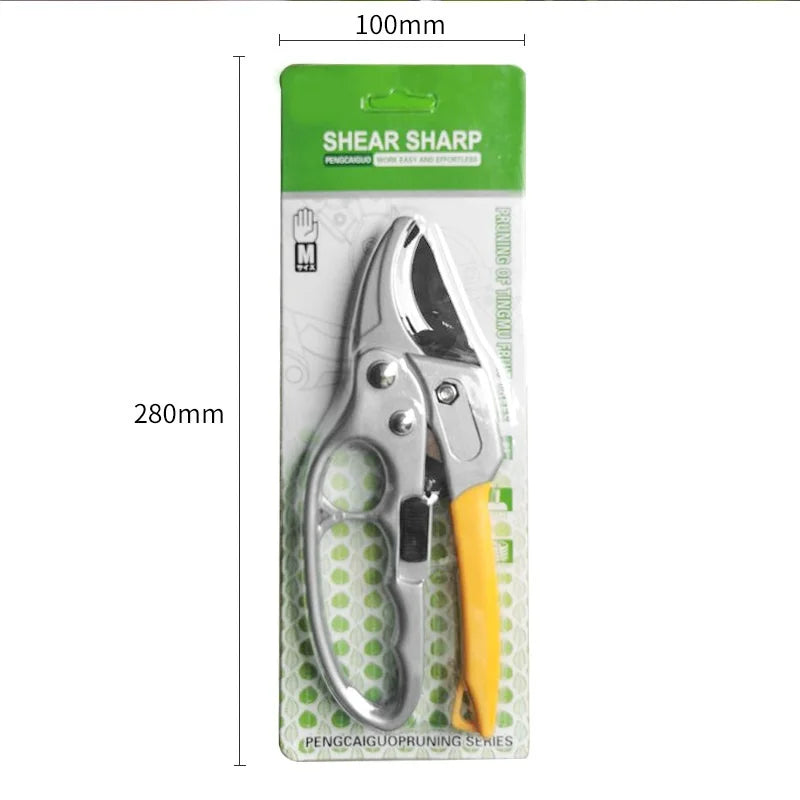 Garden Pruning Shears Cutter High Carbon Steel Gardening Plant Scissor Segmented Pulley Branch Pruner Trimmer Tools Save Effort