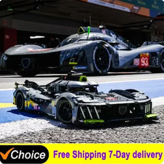 Supercar Bricks 1775pcs 9X8 24H Super Racing Car Leo Mans Building BlocksToy Hybrid Hypercar Model Kids Adult Gifts 42156