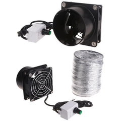 USB Exhaust Fan Duct Air Ventilation Blower Window Extractor Toilet Kitchen