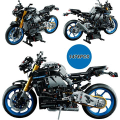 New Technical Motorcycle Model Building Blocks Advanced Building Set For Adults Bricks Creative DIY Toys Gifts 1478PCS