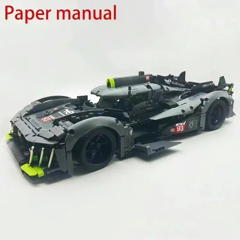 Supercar Bricks 1775pcs 9X8 24H Super Racing Car Leo Mans Building BlocksToy Hybrid Hypercar Model Kids Adult Gifts 42156