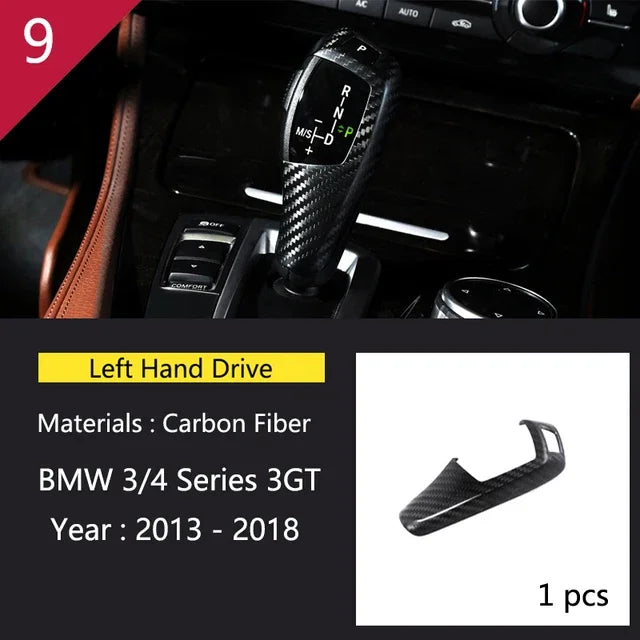 For BMW 3 4 Series F30 F31 F34 F36 Car Styling interior Buttons panel frame Decoration Cover Trim stainless steel Accessories