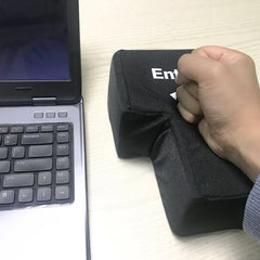 Anti-Stress Computer Huge Enter Key Big USB Keyboard Vent Button Pillow Desktop Stress Reliever Cushion USB Big Enter Key