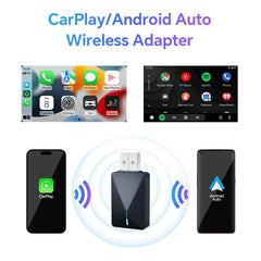 2024 New For Honda Wireless CarPlay Android Car Wireless Adapter Plug and Play Smart Mini Box WiFi Quick Connect Bluetooth