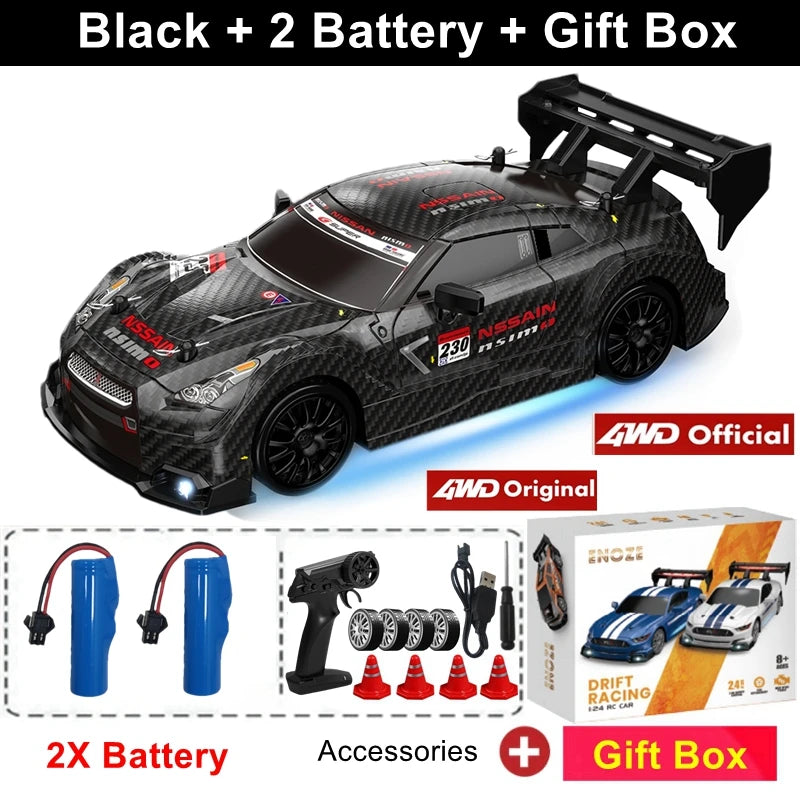 4WD RC Drift Car Remote Control GTRPRO AE86PRO Model 4x4 Racing RTR Radio Truck Vehicle Toy Gift for Boy Girl Children Kid Adult