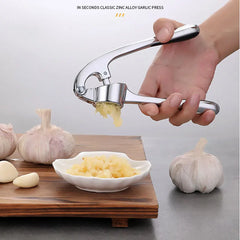 Kitchen Garlic Mincer Crusher Squeezer,Ginger Crusher with Good Grip, Easy to Clean,Garlic Press Rocker Grinder Tools