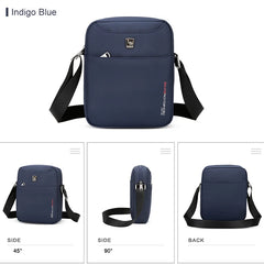 OIWAS High Quality Waterproof Men's Crossbody Bag Mini Business Shoulder Bags Traveling Messenger Sling Pack Casual Handbags