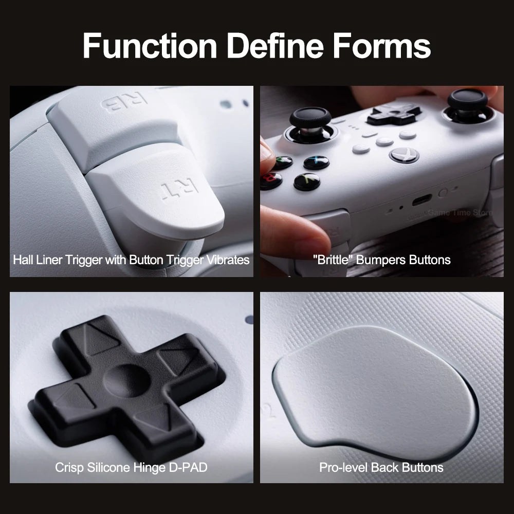 8BitDo Ultimate 3-mode Controller Gamepad with Hall Effect Joysticks for Xbox Series X S, Xbox One, PC Windows 10 11 and Android