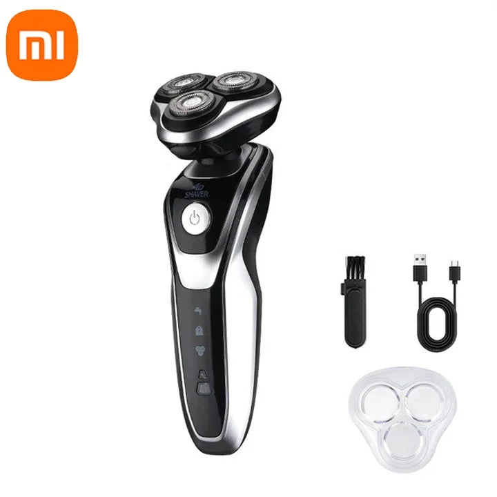 Xiaomi MIJIA Electric Shaver Rotary Razor Beard Trimmer Rechargeable Hair Cutting Shaving Machine Clipper For Men Waterproof