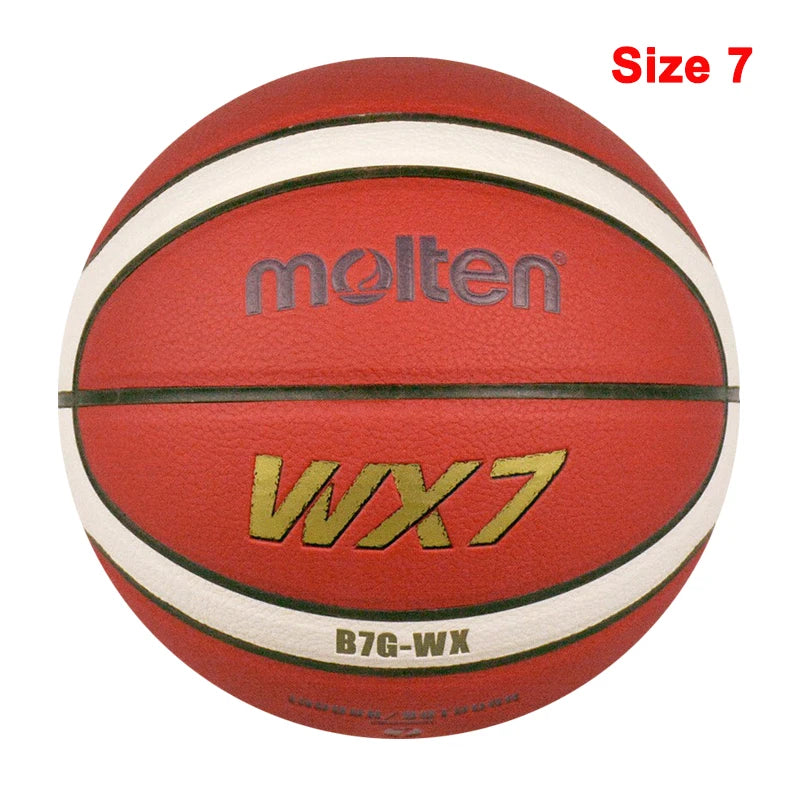 2023 Molten Original Basketball Ball Size 7/6/5 High Quality PU Wear-Resistant Match Training Outdoor Indoor Men basketbol topu