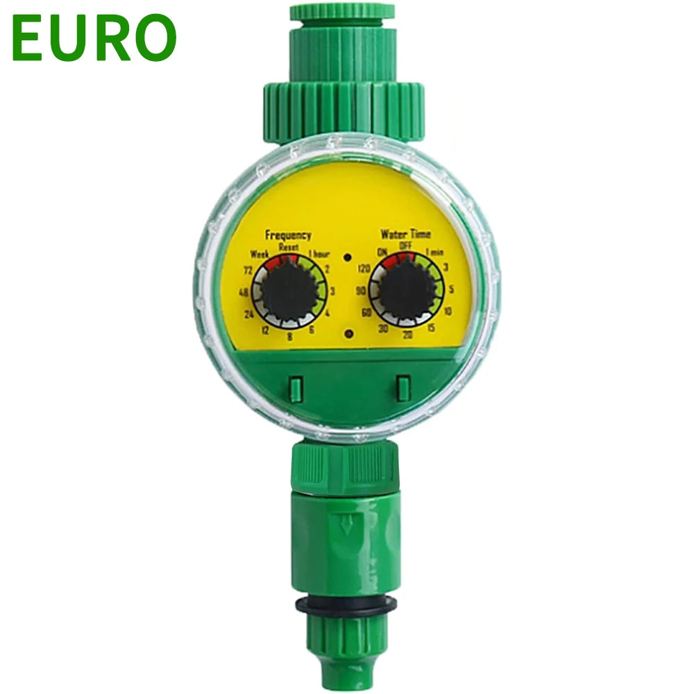 Green Outdoor Plastic Garden Electronic Automatic Watering Hose Irrigation Timer Faucet Water Hose