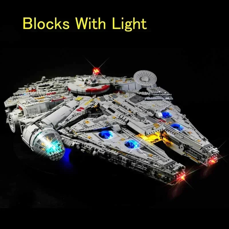 In stock Falcon Ship Building Blocks Bricks Toys Compatible Christmas Birthday Gifts05132 75192