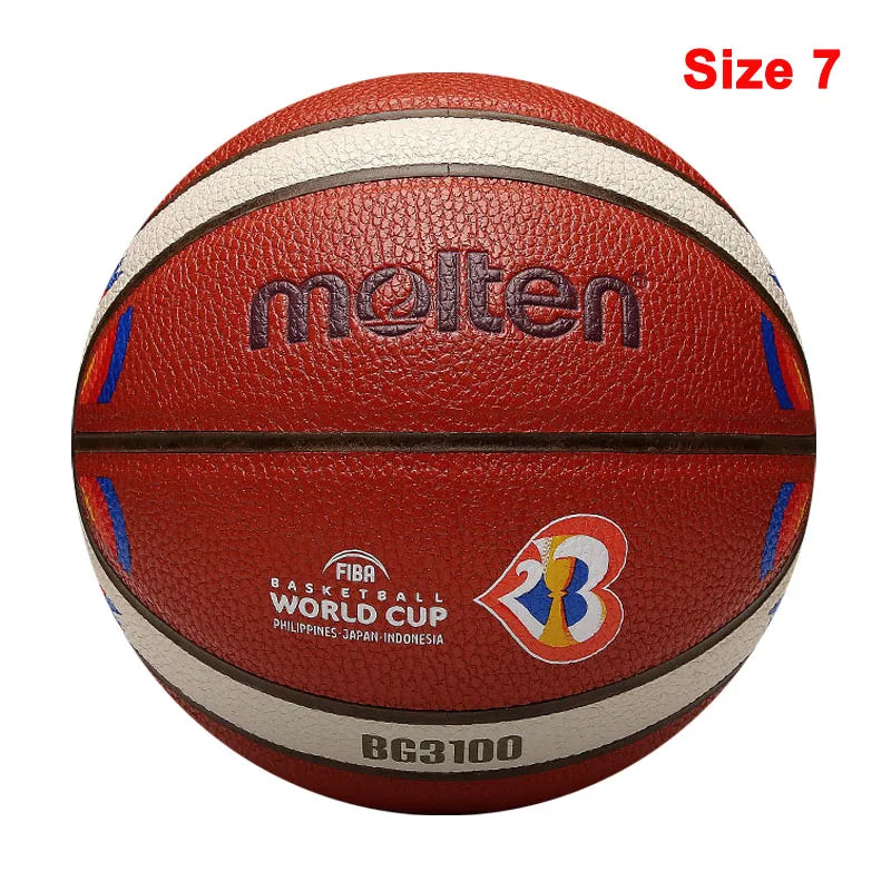 2023 Molten Original Basketball Ball Size 7/6/5 High Quality PU Wear-Resistant Match Training Outdoor Indoor Men basketbol topu