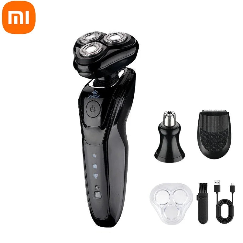 Xiaomi MIJIA Electric Shaver Rotary Razor Beard Trimmer Rechargeable Hair Cutting Shaving Machine Clipper For Men Waterproof