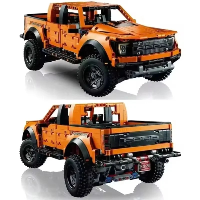 2024 New1379PCS Tech :10 F-150 Truck Car Blocks Pick Up Off-Road Bricks MOC 42126 Assemble Toy For Kids Boy Birthday Gift Toys