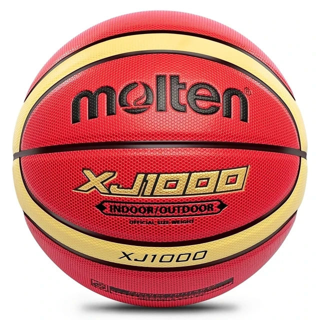 Molten Basketball Ball XJ1000 EZK Official Size 7/6/5 PU Leather for Outdoor Indoor Match Training Men Women Teenager Baloncesto