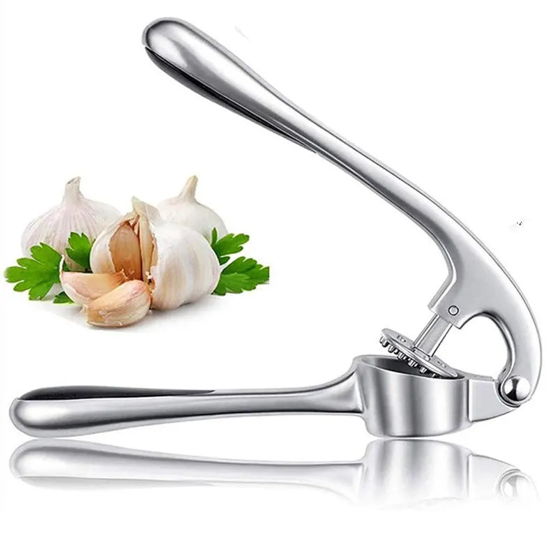 Kitchen Garlic Mincer Crusher Squeezer,Ginger Crusher with Good Grip, Easy to Clean,Garlic Press Rocker Grinder Tools