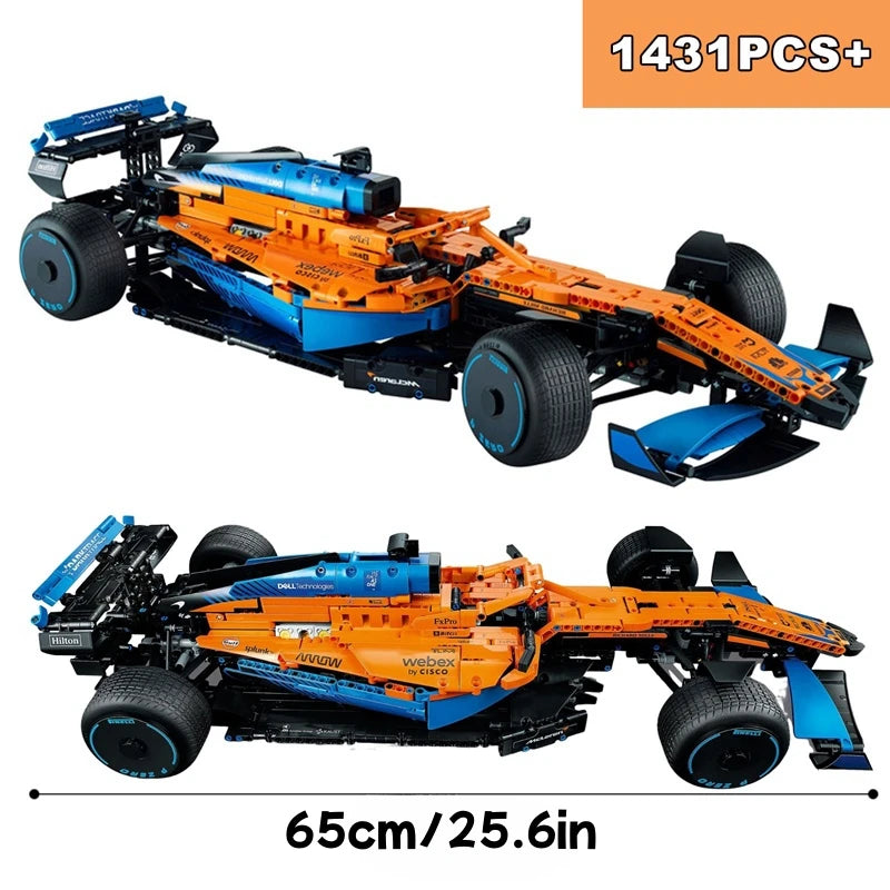 1431pcs Technical Formula 1 Racing Car Building Blocks Model Expert Speed Sports Vehicle Model Assembly Bricks Toys Kids Gifts