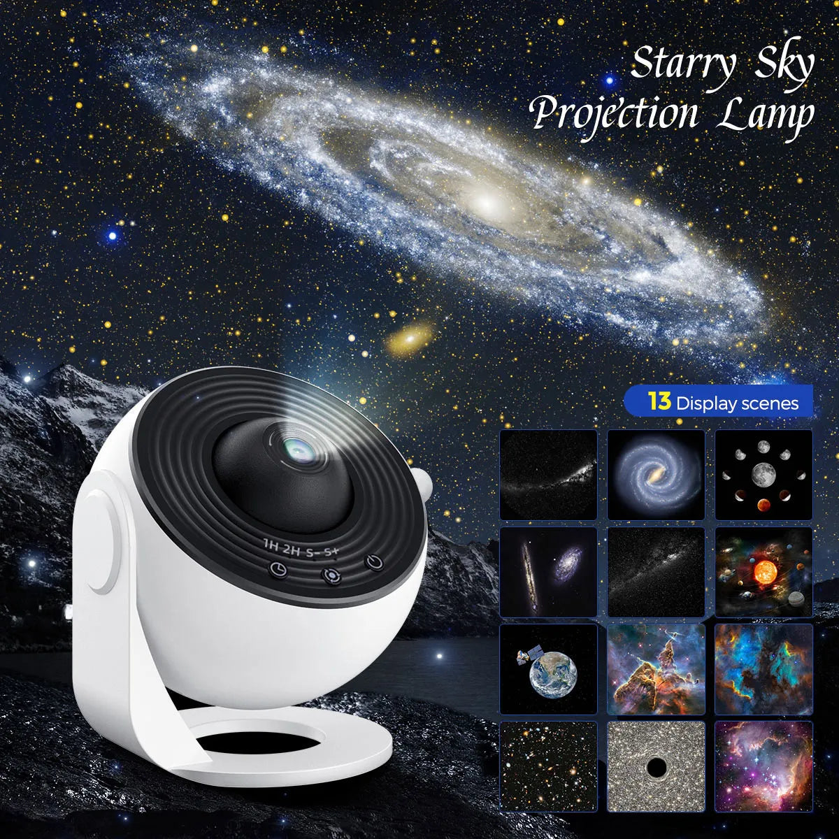 13 in 1 Star Projector, Planetarium Galaxy Projector for Bedroom, Aurora Projector, Night Light Projector for Kids Adults