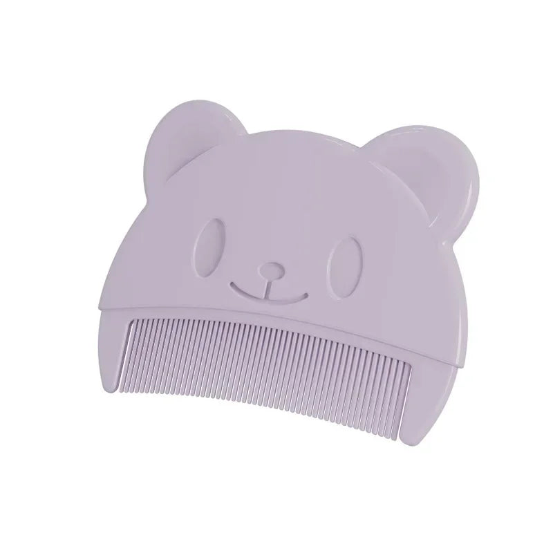 Baby Hair Brush Cute Infant Fetal Head Fat Cleaning Silicone Brush Newborn Soft Hair Comb Head Massager for Baby Care Accessorie