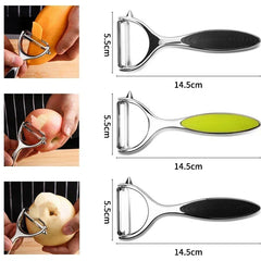 304 Stainless Steel Y-Shaped Potato Apple Peeler Rotatable Fruits Peeler Peeling Tool Kitchen Gadgets Fruit Vegetable Tools