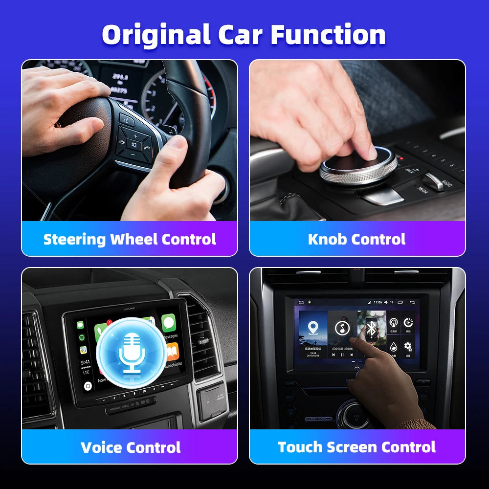 EKIY Mini Carplay Smart Box Wireless Android Auto Adapter Car Play Dongle Plug And Play For Volkswagen Toyota Peugeot Volvo