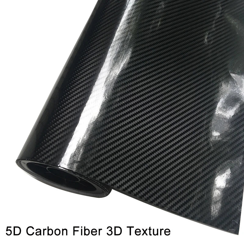 2D 3D 4D 5D 6D Carbon Fiber Vinyl Wrap Film  Waterproof Car Stickers Console Computer Laptop Skin Auto Motorcycle Accessories