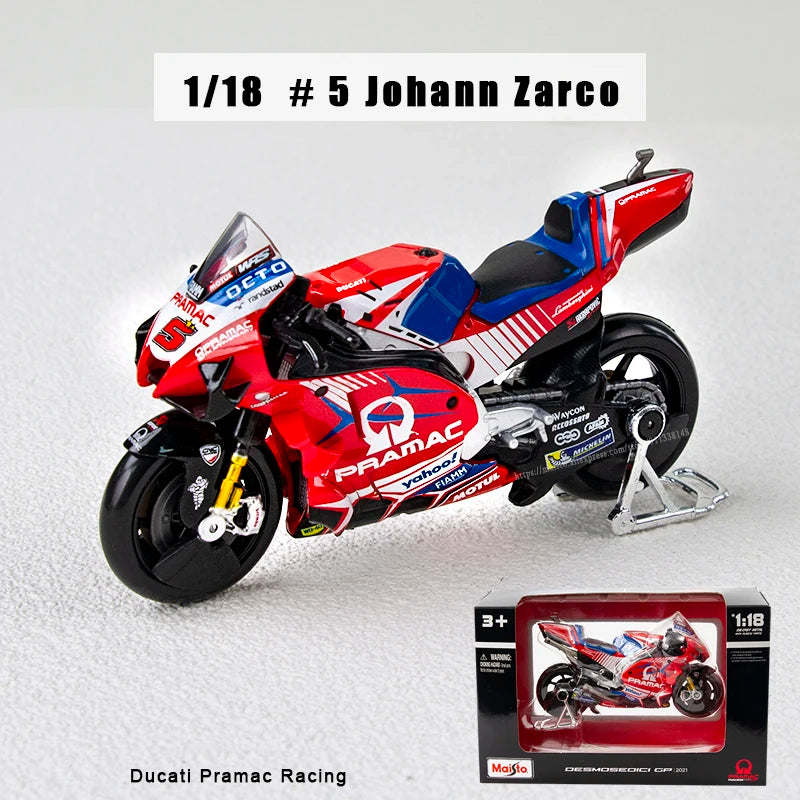 Maisto 1:18 NEW 2023 Ducati Lenovo Team  #1 Bagnaia Champion Moto GP Racing casting alloy motorcycle Model collection gift toy