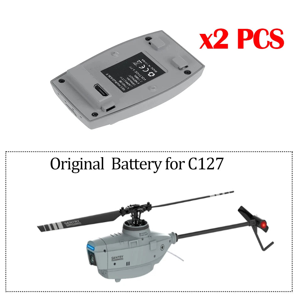 RC ERA Original Battery for C127/ C186/ C127AI/ C159/ C187/ C129 V2 A26 RC Helicopter Spare Parts