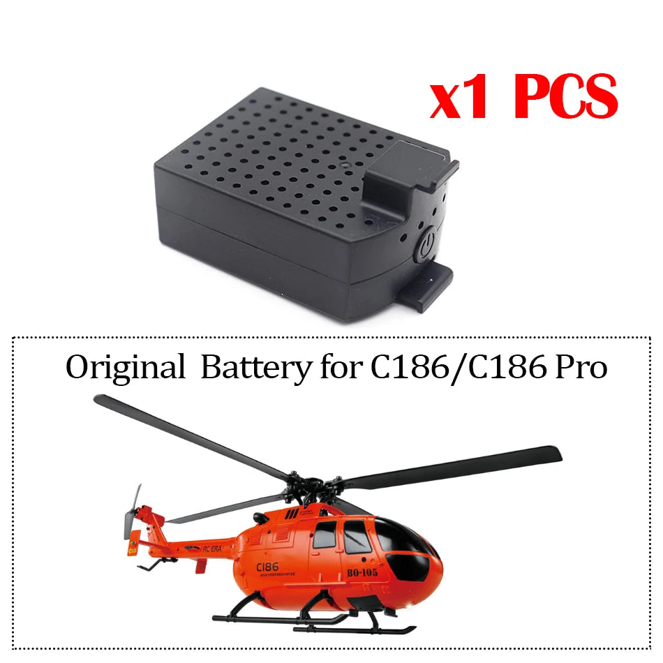 RC ERA Original Battery for C127/ C186/ C127AI/ C159/ C187/ C129 V2 A26 RC Helicopter Spare Parts