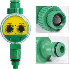 Green Outdoor Plastic Garden Electronic Automatic Watering Hose Irrigation Timer Faucet Water Hose