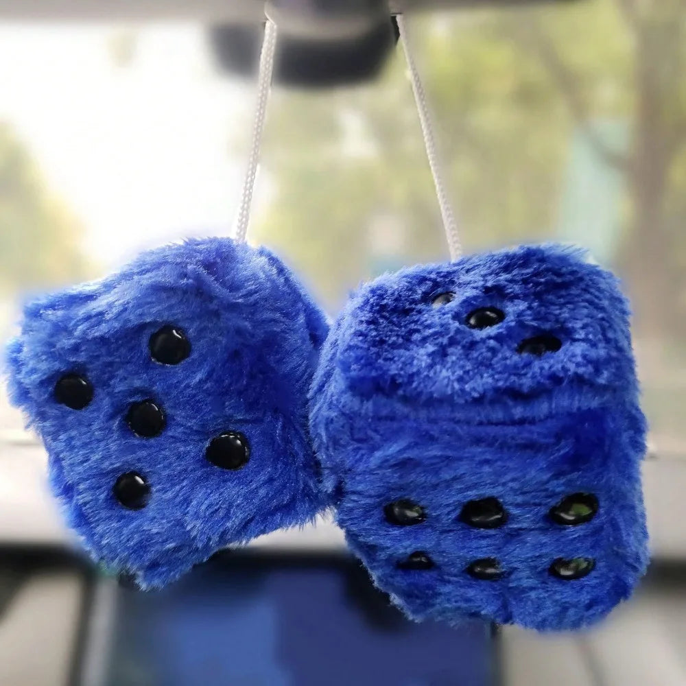 Dice Design Car Hanging Ornament Retro Car Mirror Hanging Accessories for Car Decoration