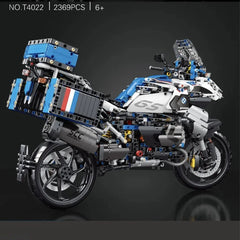 High Tech 1:5 Motorcycle City Sports Rapid Racing Motorbike Locomotive Moc Modular Brick Model Building Block Boy Gift Toy T4022